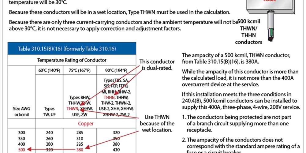 Sizing Conductors, Part XIX - Electrical Contractor Magazine