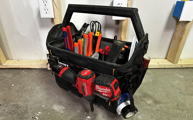 Electrician tool tote best sale